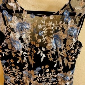 WHBM Floral embroidery dress - 6
